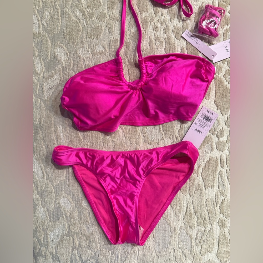 NWT! Wild Fable Pink Bikini Set